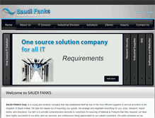 Tablet Screenshot of fanksgroup.com